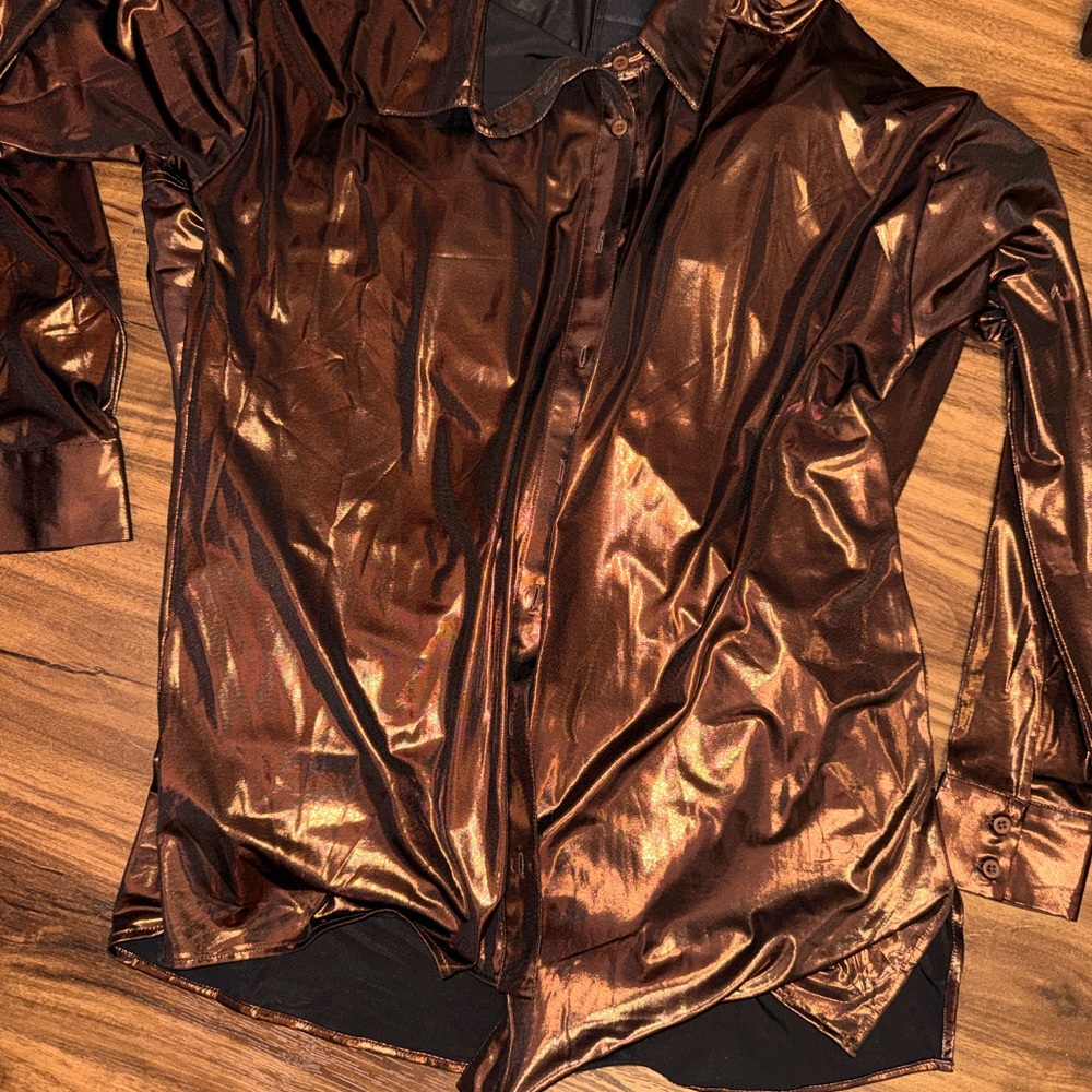 Remi X Revolve Brown Metallic Set